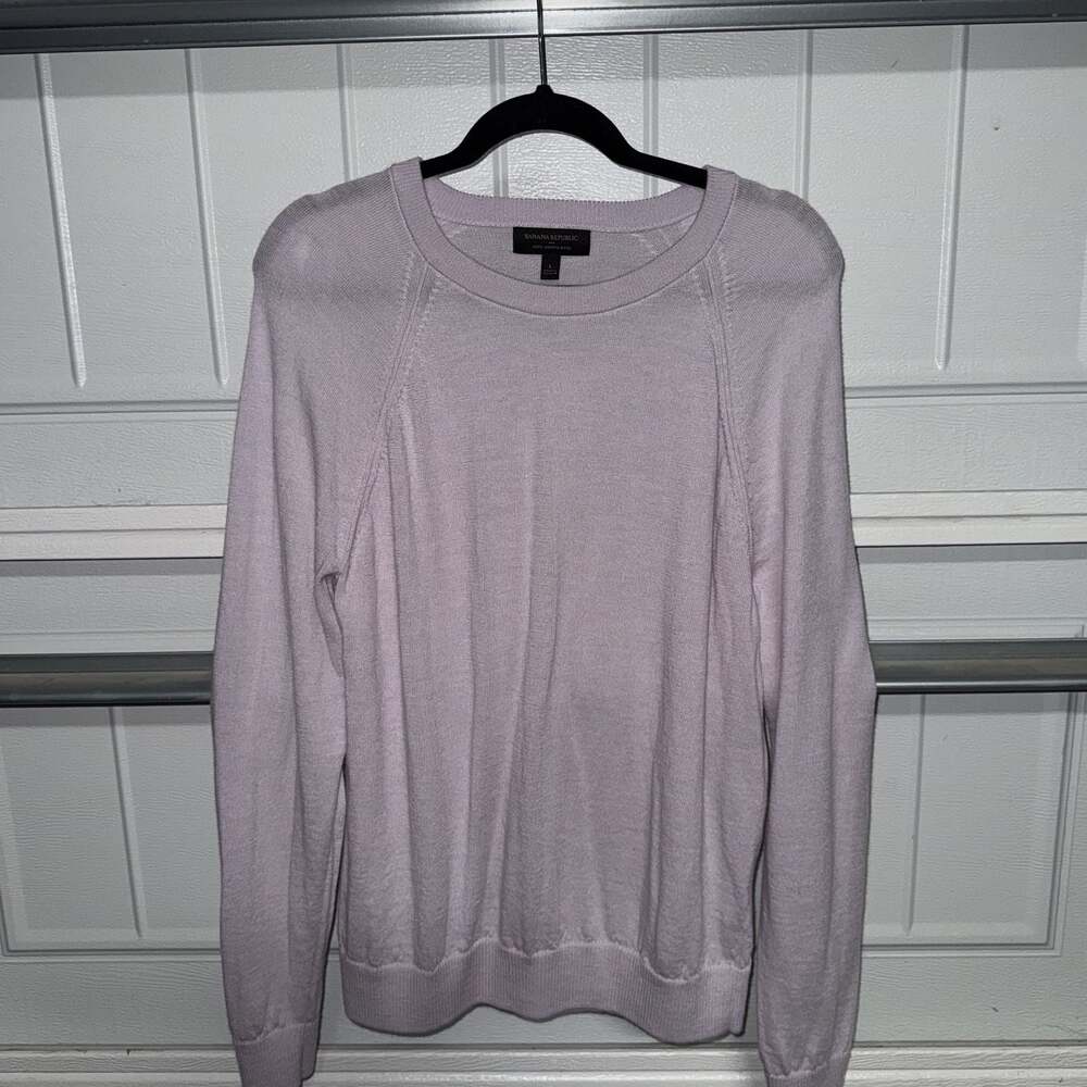Banana Republic 100% Italian Merino Wool Crewneck Sweater (L)